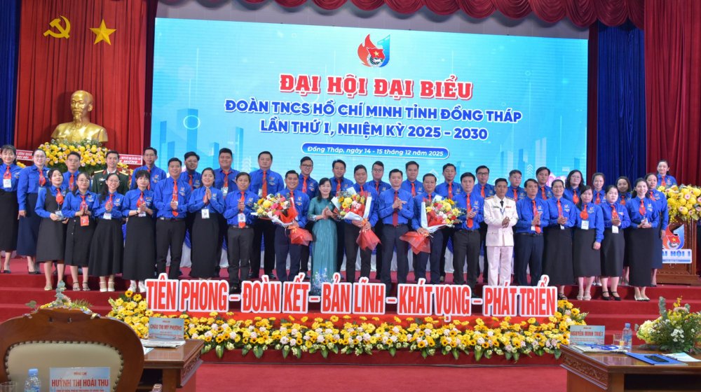 Anh Lê Hoàng Quyết làm Bí thư Tỉnh Đoàn Đồng Tháp