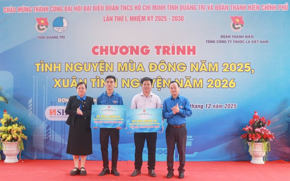 Tình nguyện Mùa đông 2025 – Xuân tình nguyện 2026 ở vùng biên Quảng Trị