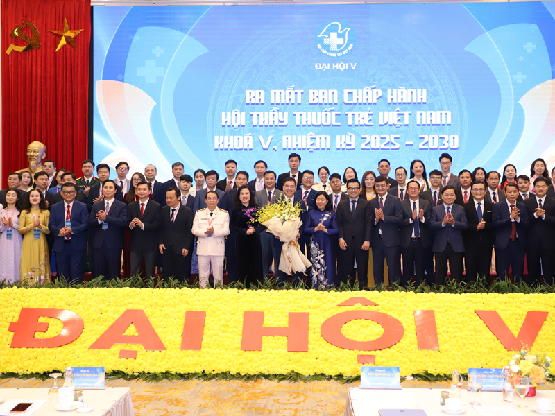 Anh Hà Anh Đức tái cử làm Chủ tịch Hội Thầy thuốc trẻ Việt Nam khóa V, nhiệm kỳ 2025-2030