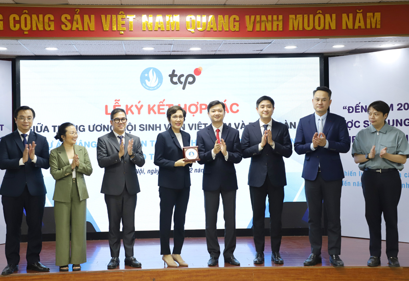 Hội Sinh viên Việt Nam và Tập đoàn TCP Lễ ký kết Biên bản ghi nhớ hợp tác (MOU)
