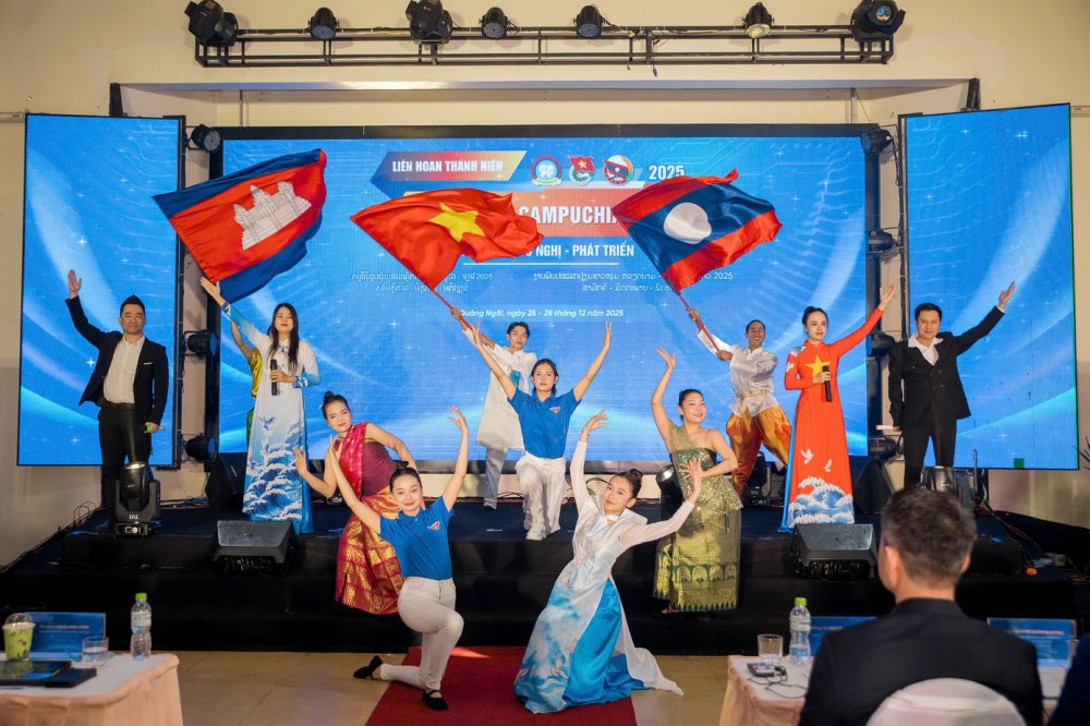 Liên hoan Thanh niên Việt Nam - Campuchia - Lào 2025: Nối dài mạch nguồn hữu nghị từ thế hệ trẻ