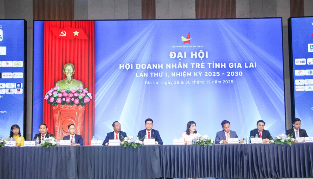 Anh Vũ Hồng Quân làm Chủ tịch Hội Doanh nhân trẻ tỉnh Gia Lai khóa I