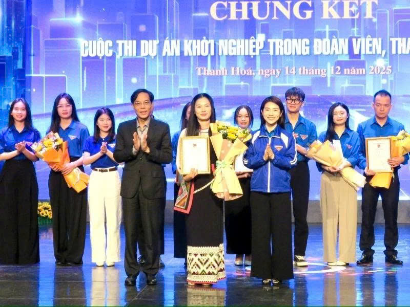 Thanh Hóa: Trao giải cuộc thi dự án khởi nghiệp trong đoàn viên, thanh niên