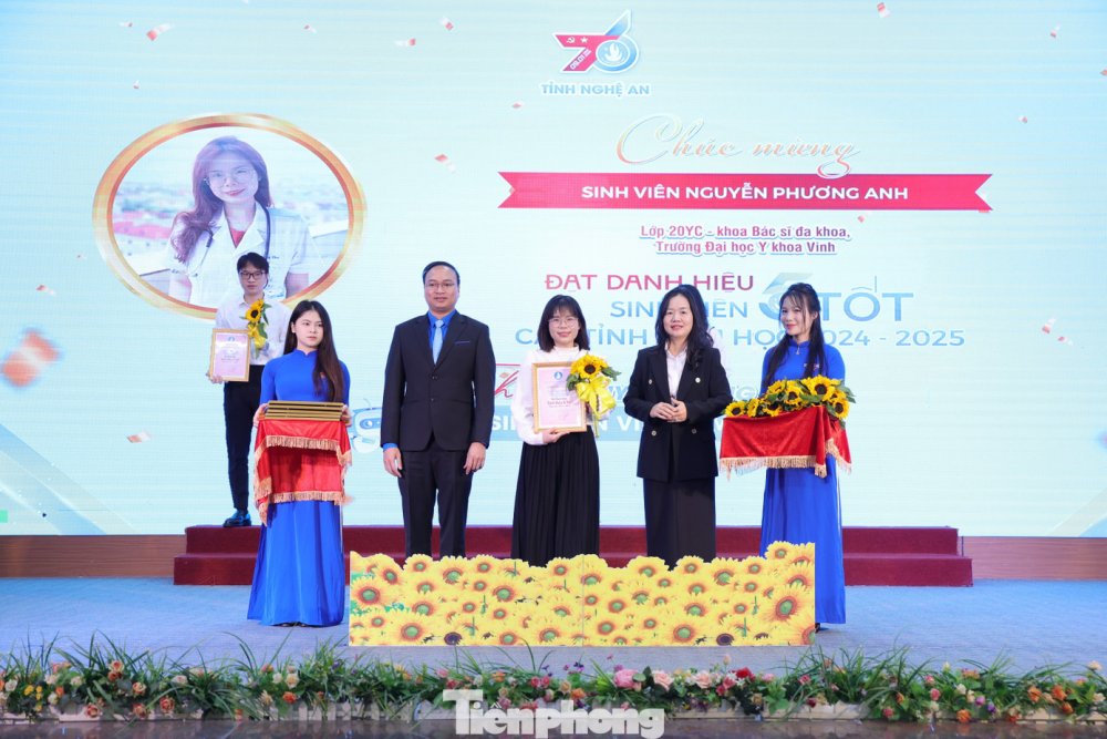 Sinh viên Nghệ An tỏa sáng với danh hiệu 5 tốt và Sao Tháng giêng