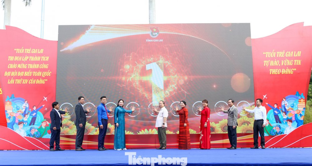 Ngày Thanh niên cùng hành động tại Gia Lai, chào mừng thành công Đại hội XIV của Đảng