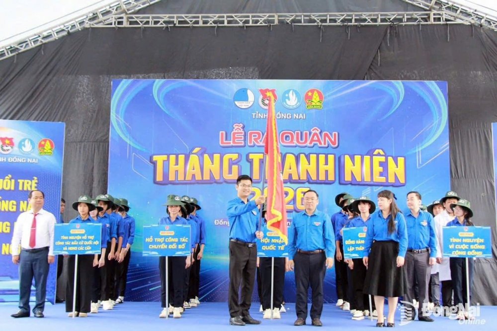Khởi động Tháng Thanh niên 2026, tuổi trẻ tỉnh Đồng Nai sẵn sàng hành động