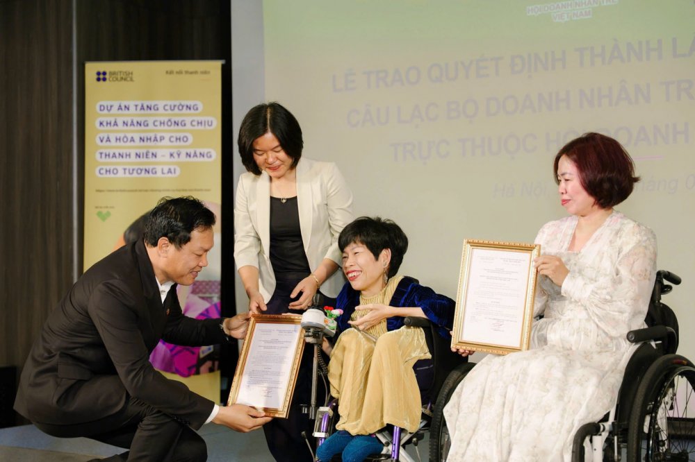 Chị Nguyễn Thị Vân làm Chủ tịch Câu lạc bộ Doanh nhân trẻ tạo tác động xã hội