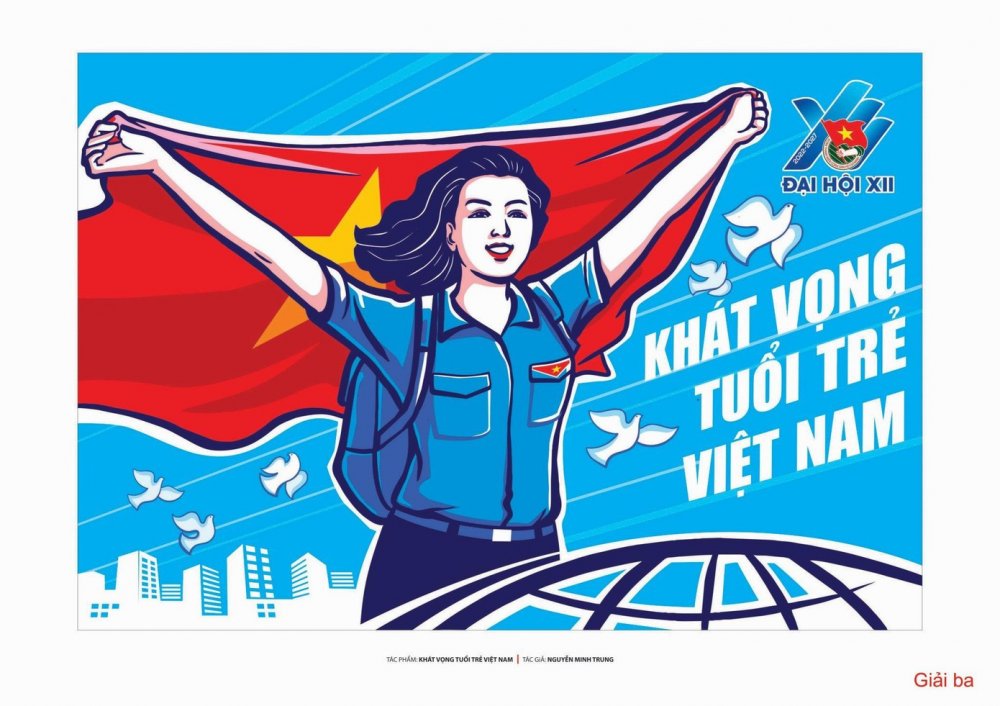 Tiếp tục nhận tác phẩm thi sáng tác tranh cổ động tuyên truyền Đại hội Đoàn toàn quốc lần thứ XIII