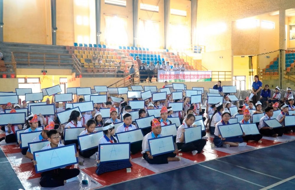 Huế đưa văn hóa giao thông vào sân chơi, trải nghiệm của thanh thiếu nhi