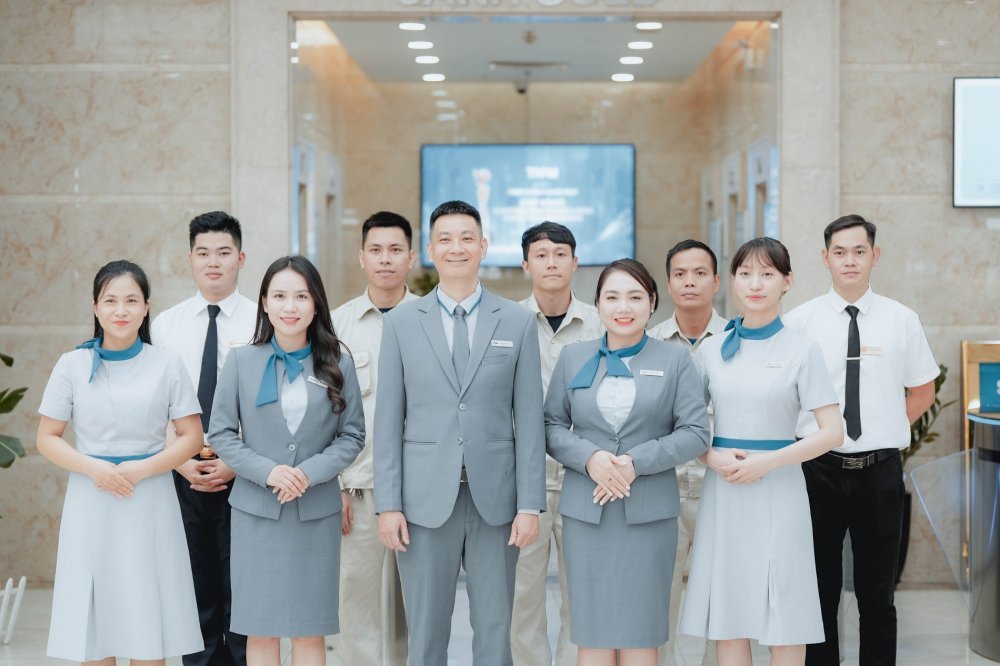 Điểm chạm cảm xúc trong vận hành tòa nhà từ nụ cười lễ tân