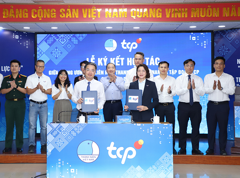 Trung ương Hội LHTN Việt Nam và Tập đoàn TCP đồng hành tiếp năng lượng cho thế hệ trẻ giai đoạn 2026 - 2028