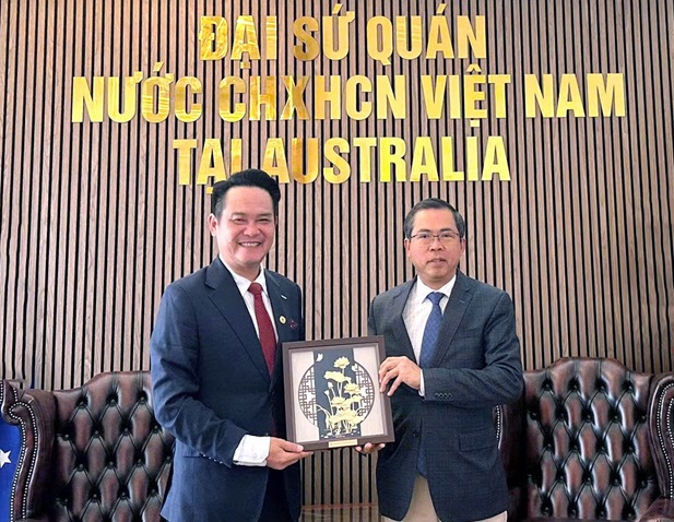 Doanh nhân trẻ Việt Nam kết nối hợp tác thương mại, đầu tư tại Australia