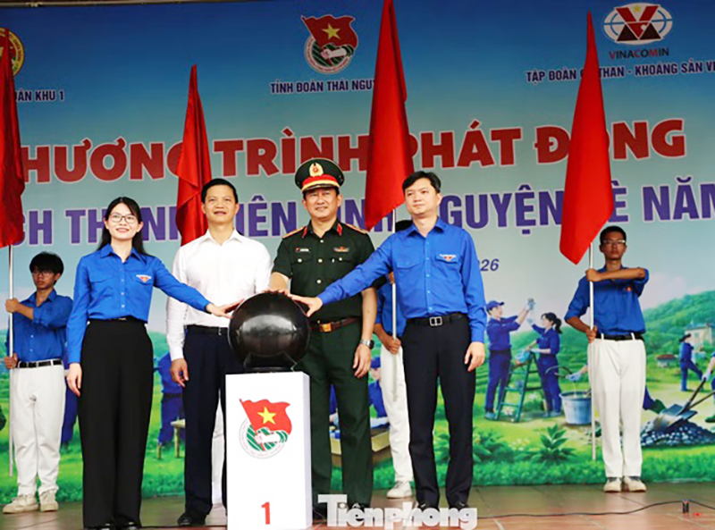 Thái Nguyên phát động Chiến dịch Thanh niên tình nguyện hè năm 2026