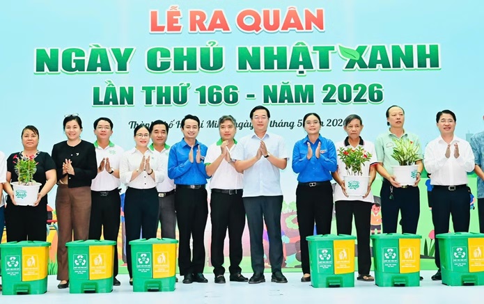 Tuổi trẻ TPHCM lan tỏa hành động đẹp Ngày Chủ nhật xanh
