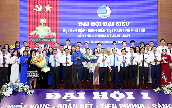 Anh Trần Anh Tuấn được hiệp thương giữ chức Chủ tịch Hội LHTN Việt Nam tỉnh Phú Thọ nhiệm kỳ 2026-2029