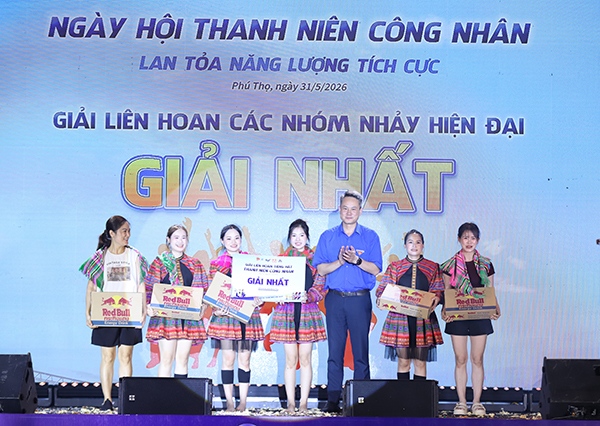 Sôi động Liên hoan các nhóm nhảy thanh niên công nhân tại tỉnh Phú Thọ