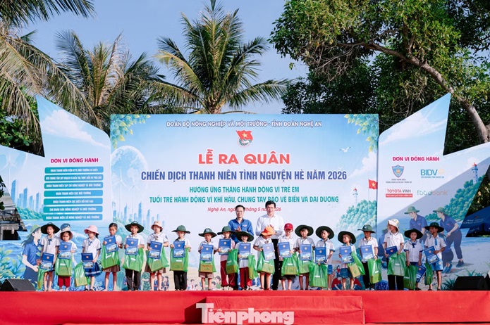 Tuổi trẻ Nghệ An hướng về biên giới trong Chiến dịch Thanh niên tình nguyện Hè 2026