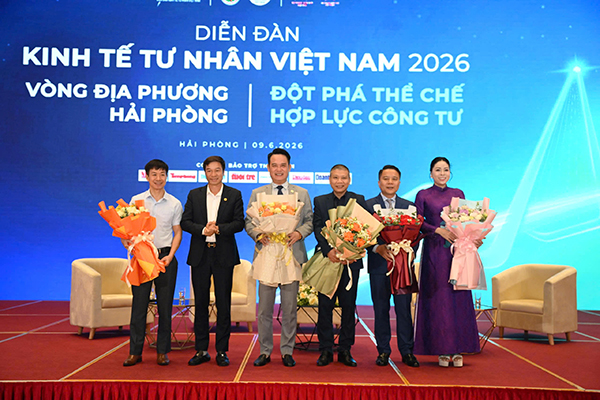 Phiên đối thoại địa phương thuộc Diễn đàn Kinh tế tư nhân Việt Nam (VPSF) 2026 tại Tp. Hải Phòng