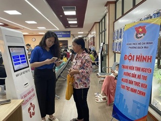 Công trình thanh niên tiêu biểu: Áo xanh chung tay vì nền hành chính phục vụ