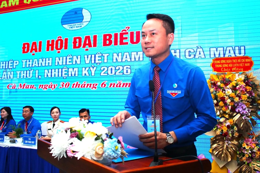 Chị Nguyễn Thị Thúy Duy giữ chức Chủ tịch Hội Liên hiệp thanh niên tỉnh Cà Mau