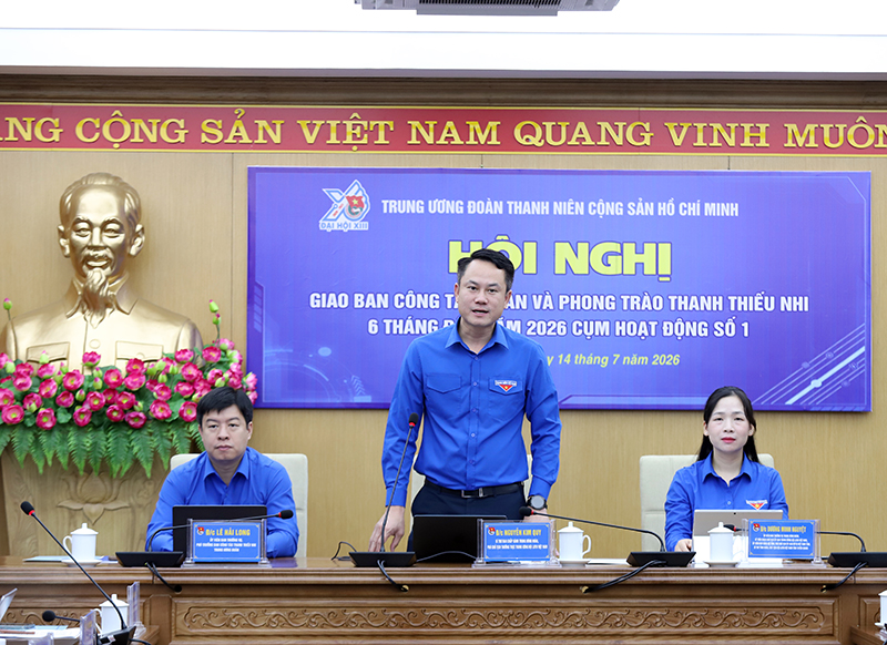 Hội nghi giao ban công tác Đoàn và phong trào thanh thiếu nhi 6 tháng đầu năm 2026 Cụm hoạt động số 1