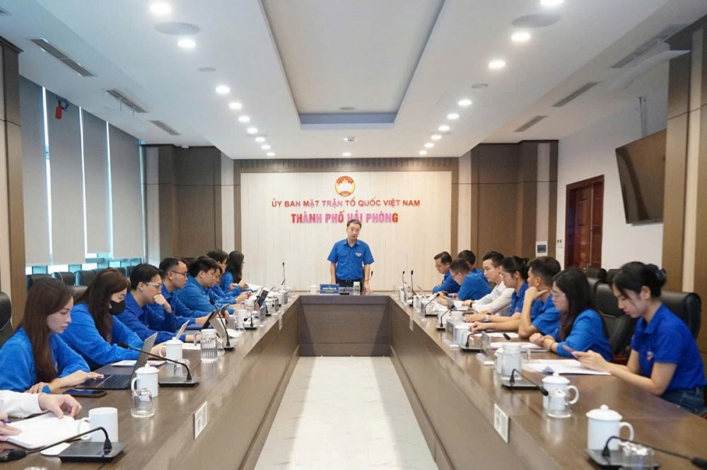 UBKT Trung ương Đoàn làm việc với Thành đoàn Hải Phòng