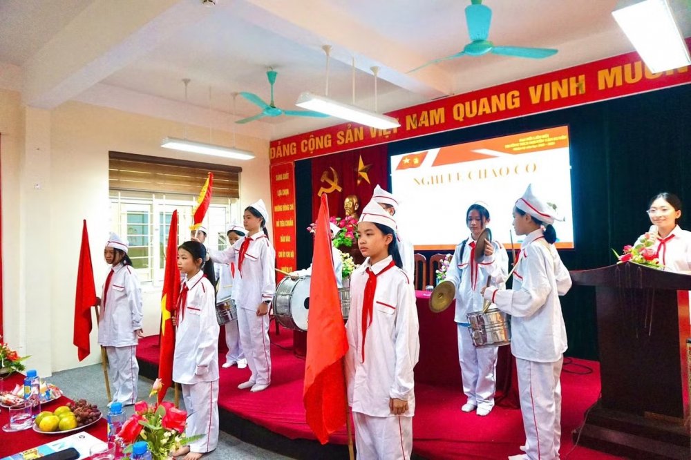 Tổ chức Đại hội Đội sau sắp xếp trường học: Không lập Liên đội riêng tại phân hiệu, điểm trường