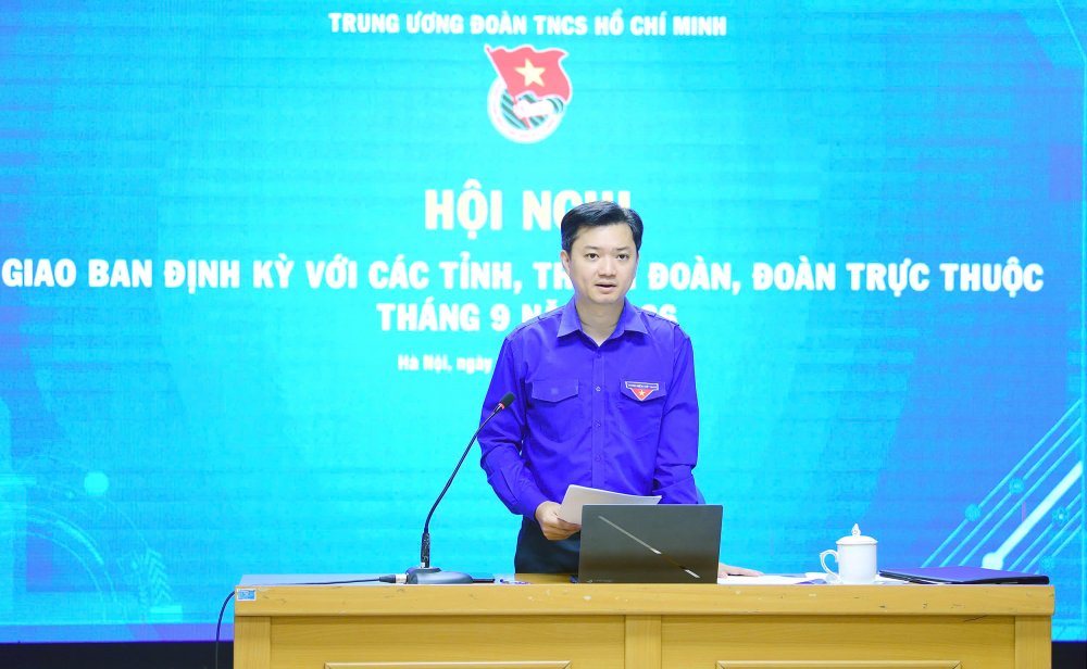 T.Ư Đoàn tổ chức giao ban định kỳ với các tỉnh thành đoàn, đoàn trực thuộc tháng 9/2026