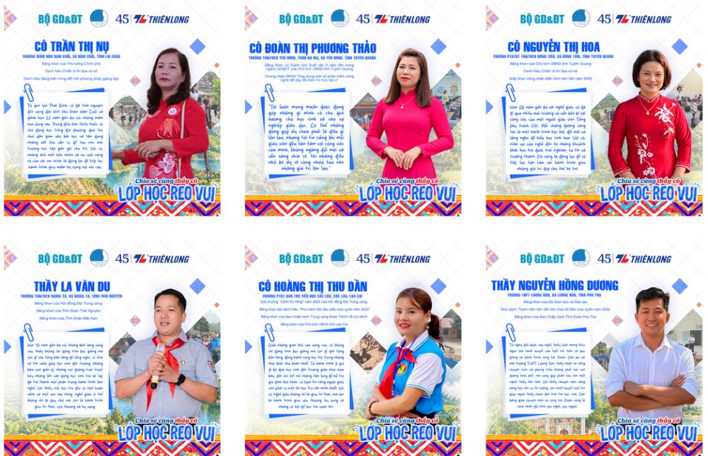 Chia sẻ cùng thầy cô 2026: Tuyên dương 190 giáo viên tiêu biểu