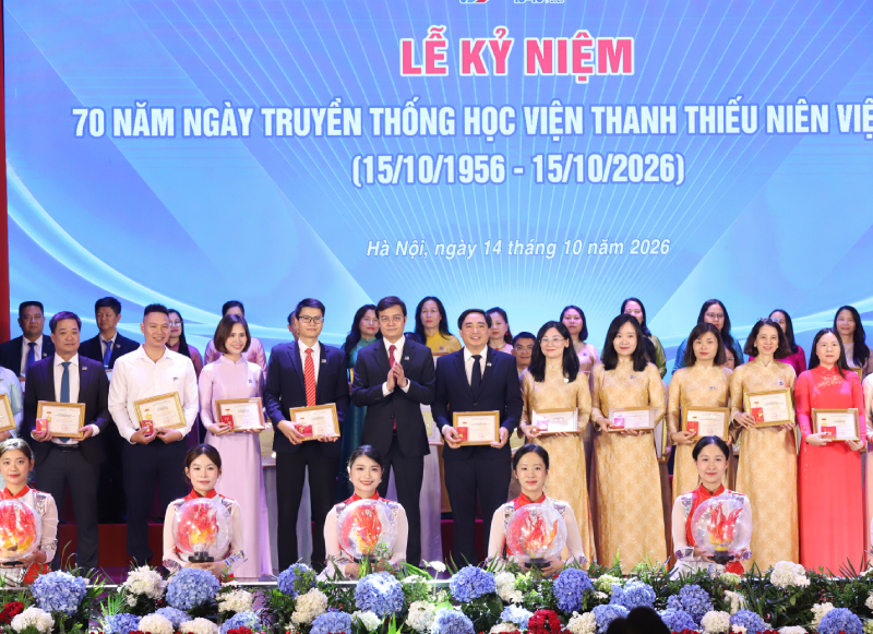 Học viện Thanh thiếu niên Việt Nam kỷ niệm 70 năm ngày truyền thống